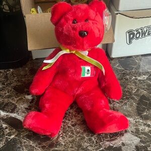 Red Plush Bear Toy